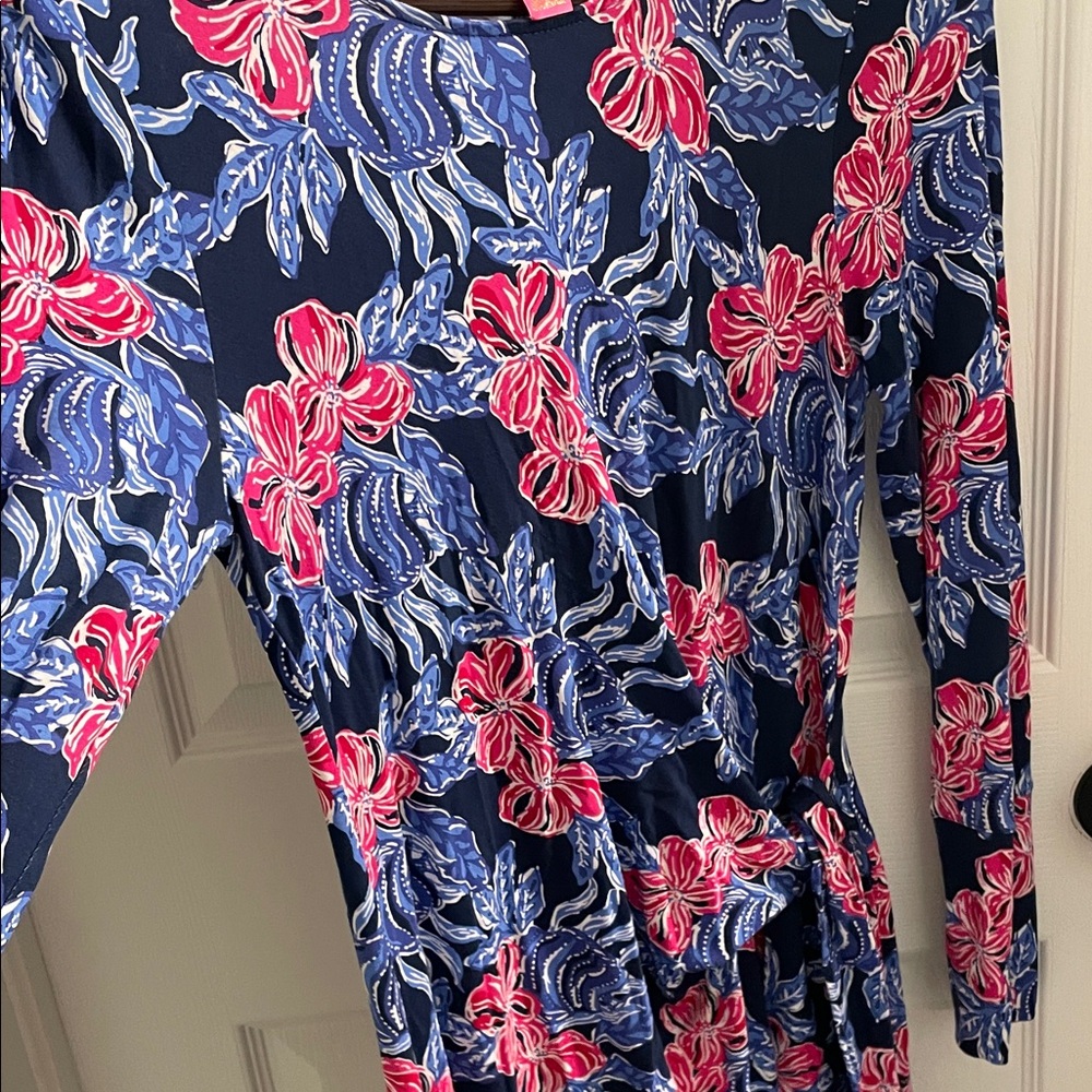 Lilly Pulitzer High Tide Long Sleeve Dress - Picture 8 of 9